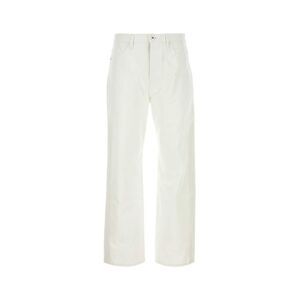 Jil Sander Men White Denim Jeans